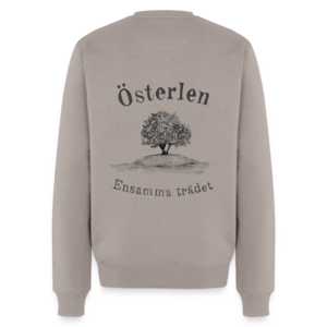 Sand färgad Crew Neck med det ensamma trädet på Österlen